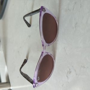 Ray-Ban – 54mm Cat Eye Sunglasses Violet with tortoise shell arms